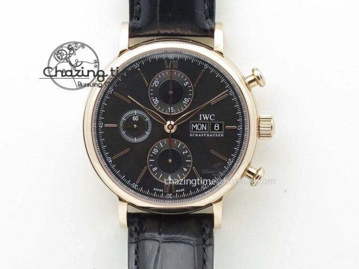 MIROTIME 0226 Popular Big Pilot Real PR IW502706 RG YLF 1:1 Best Edition Brown Dial On Calfskin Strap A 7223